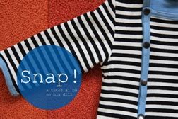 Tutorial: Setting snaps – Sewing