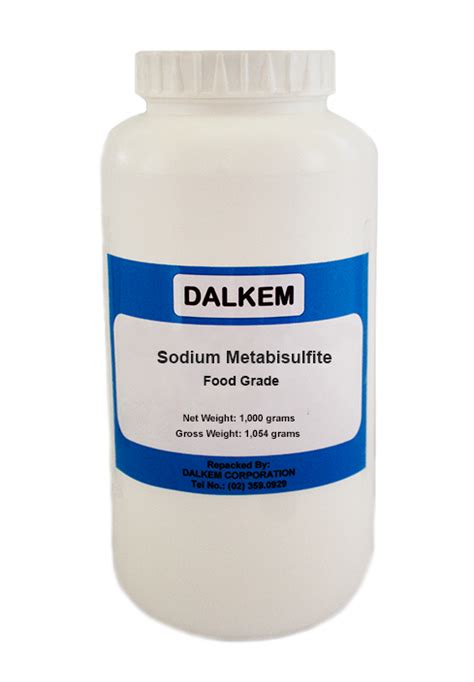 Dalkem Sodium Metabisulfite Food Grade Net Weight: 1 kilogram | Store ...