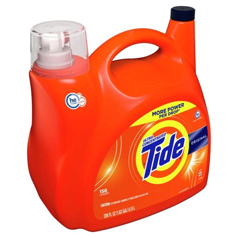 Tide Ultra Concentrated Liquid Laundry Detergent,Original,158 Loads,208 ...