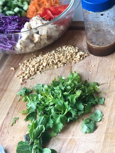 Vietnamese Chicken Salad with Peanuts & Nuoc Cham