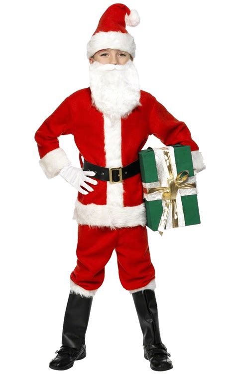 Boys Deluxe Santa Costume | Joke.co.uk