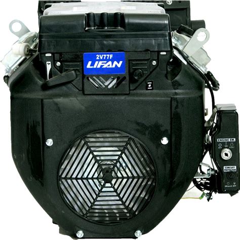 LIFAN 1-1/8 in. 24 HP V-Twin Electric Start Keyway Shaft Gas Engine ...