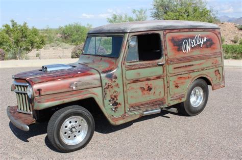 eBay Find: A Rustic-Looking Pro Street '48 Willys Panel Wagon - Dragzine