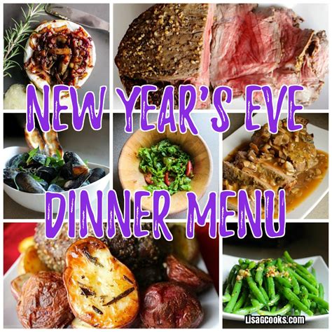 New Year's Eve Dinner Menu 2018 - Lisa G Cooks