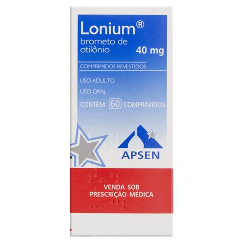 Lonium 40mg Apsen 60 Comprimidos Revestidos