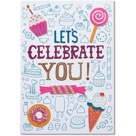 American Greetings Celebrate Birthday Card with Rhinestones - Walmart.com