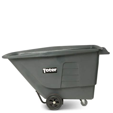 Toter 1 cu. yd. 825 lbs. Capacity Utility Duty Tilt Truck - Gray UT010 ...