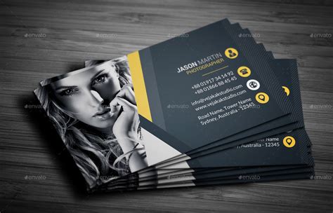 Fotografie Geschäfts Karten Hintergrund Plus Visitenkarten Für Einen Fotografe… | Business card ...