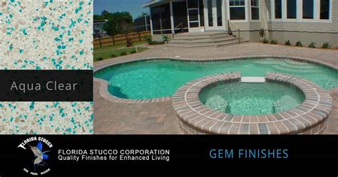 Gem Finishes | Pool Finishes | Florida Stucco