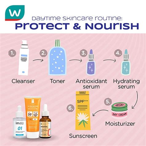 Morning vs night skincare routine | Watsons Philippines