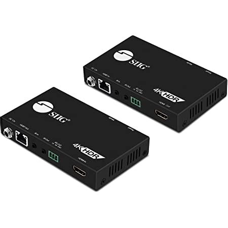 Amazon.com: gofanco HDBaseT HDMI Extender 4K 60Hz (4:2:0 8-bit) Over CAT5e/CAT6/CAT7 Cable with ...