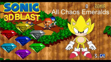 Super Sonic in Sonic 3D Blast (All Chaos Emerdals Locations) [HD 60FPS] - YouTube