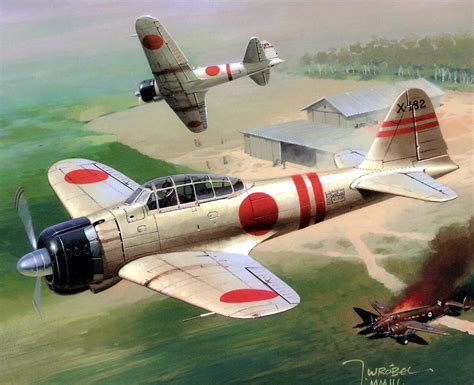 Japan, World War II, Zero, Mitsubishi, Airplane, Military, Military ...