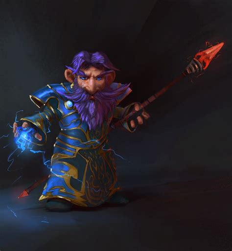 ArtStation - Gnome Mage, Ivan Martinez | Warcraft art, Ivan martínez ...