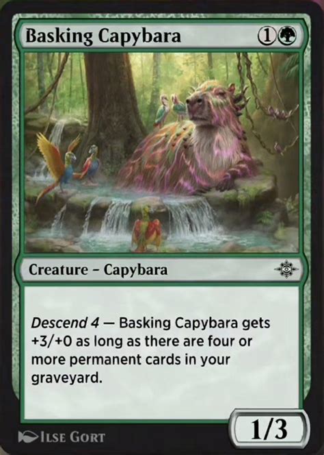 [LCI] Basking Capybara : r/magicTCG