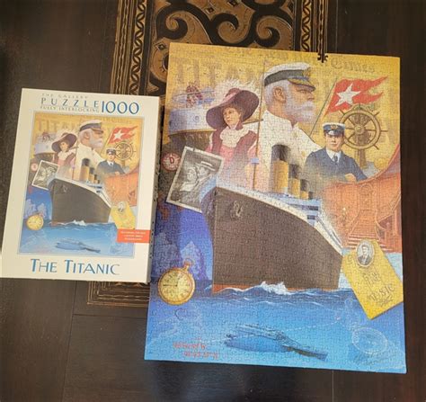 The Titanic 1997 MB 1000 pieces puzzle game