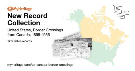 Genealogy's Star: MyHeritage adds United States, Border Crossings from Canada, 1895-1956
