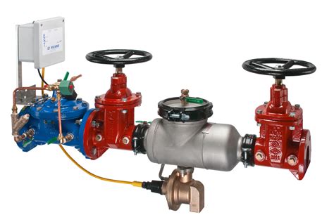 Flood Control System Detects and Shuts Down Discharging Backflow Preventers - retrofit