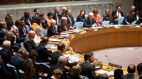 U.N. General Assembly: Trump Leads Security Council Meeting - The New ...