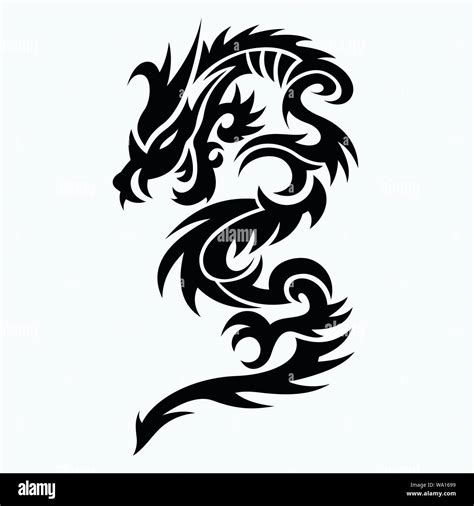 Chinese dragon tattoo hi-res stock photography and images - Alamy