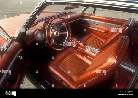 1963 Chrysler Turbine Interior. one of 50 produced Stock Photo - Alamy