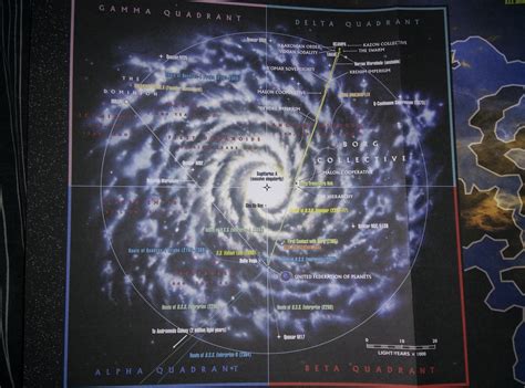 Here's an Officially Licensed Map of the Star Trek Galaxy (From the ...