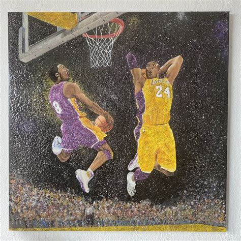 Kobe Bryant 8-24 Painting by Fabi Stenzel | Saatchi Art