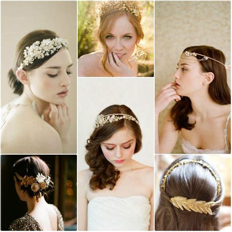 Gold Theme Bridal Hairstyles with gold tiara wedding trend in 2014 | Bridal hair, Wedding ...