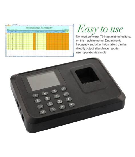 Biometric Attendance Machine A6 Biometric device Biometric Fingerprint Price in India - Buy ...