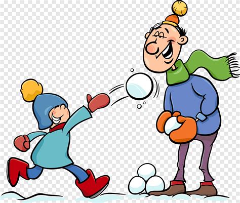 Snowball fight, child, toddler png | PNGEgg