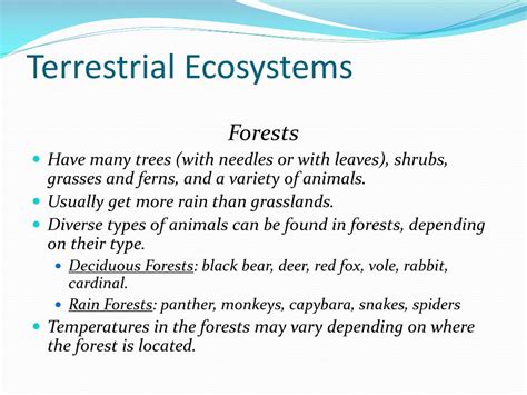 PPT - Types of Ecosystems PowerPoint Presentation, free download - ID:2846653