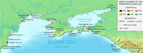 ملف:Greek colonies of the Northern Euxine Sea (Black Sea).svg - المعرفة