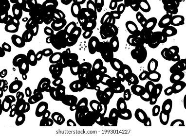 Black White Vector Background Bubbles Abstract Stock Vector (Royalty ...