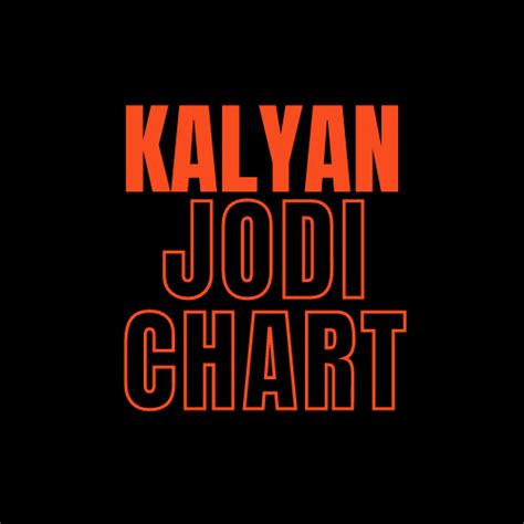 Kalyan Jodi Chart -Web Direx