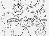 Fruit Salad Coloring Page At GetDrawings  Free Download sketch template