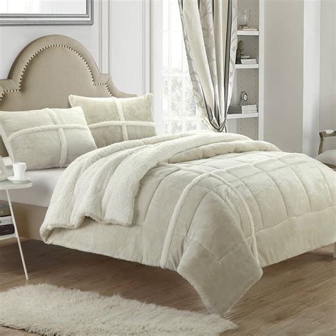 Chic Home Chloe Sherpa Comforter Set & Reviews | Wayfair