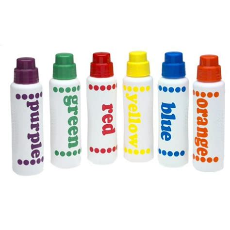 Do A Dot Art! Markers 6-Pack Rainbow Washable Paint Markers, The Original Dot Marker - Walmart ...