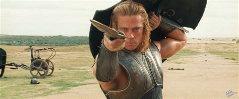 Epic Brad Pitt in Troy HD Wallpaper