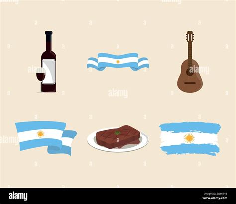 argentina culture icons Stock Vector Image & Art - Alamy