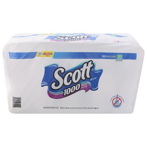 Kimberly Clark Scott 1000 Sheets Per Roll Regular Toilet, 40% OFF