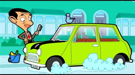 Mr Bean Clean Car | Mr bean cartoon, Car cartoon, Mr bean cake