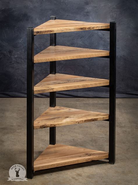 The "Oak" Rustic Oak Bookshelf | Deer Valley Woodworks