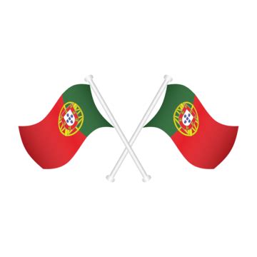 Portugal Flag Clipart Transparent Background, Portugal Flag Vector With ...