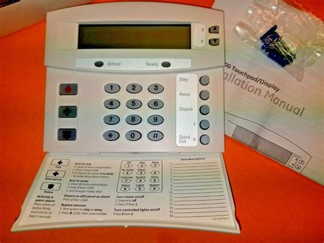 Interlogix GE Security Concord UTC 600-1020 FTP-1000 Alarm Keypad NEW ...