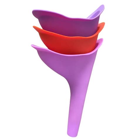 Women Girls Urinal Soft Silicone Urination Device Travel Outdoor Camping Stand Up Pee Girl Urine ...