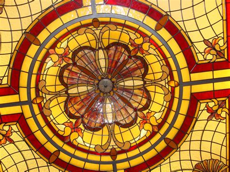 Hand Crafted Stained Glass Dining Room Ceiling In A Highrise Condo ...
