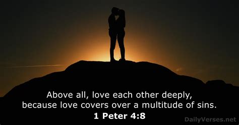 1 Peter 4:8 - Bible verse - DailyVerses.net