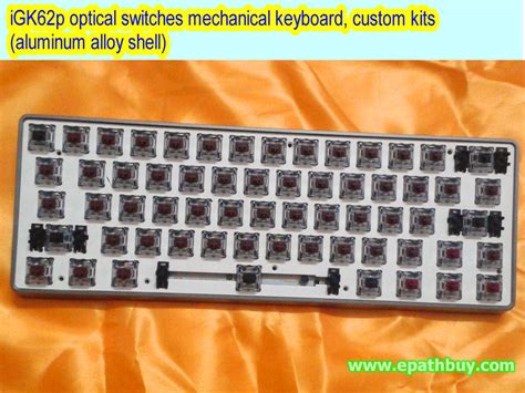 iGK62 optical switches mechanical keyboard, custom kits (aluminum alloy ...