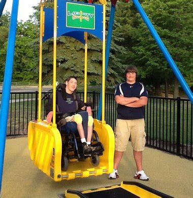 Wheelchair-accessible swing installed in Whitehall park after three years - mlive.com