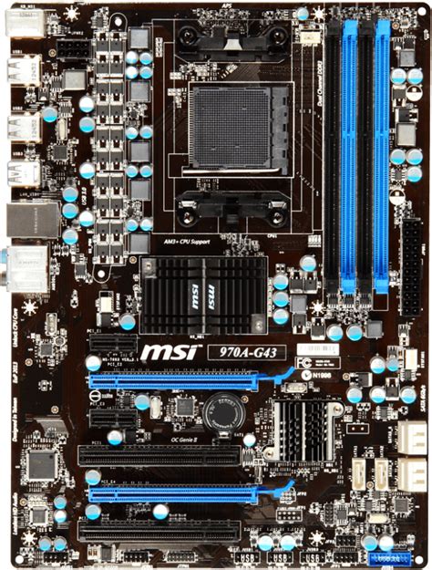 MSI 970A-G43 - Motherboard Specifications On MotherboardDB